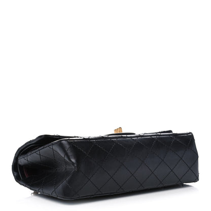 Chanel Aged Calfskin Quilted 2.55 Reissue 225 Flap Black 4 of 11