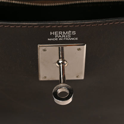 Hermes Box Kelly Retourne 32 Chocolate 6 of 9