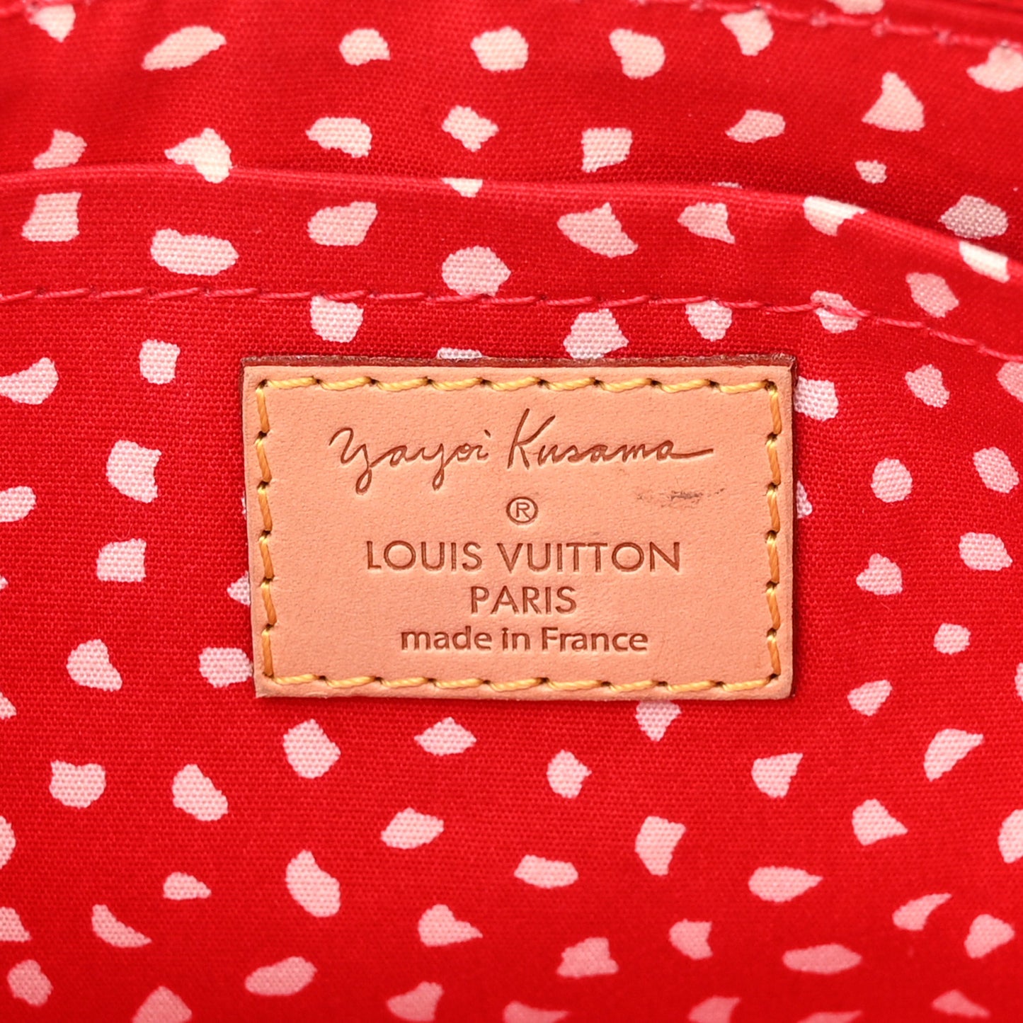 Vernis Kusama Infinity Dots Pochette Accessories Red