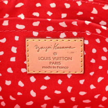 Louis Vuitton Vernis Kusama Infinity Dots Pochette Accessories Red 6 of 15