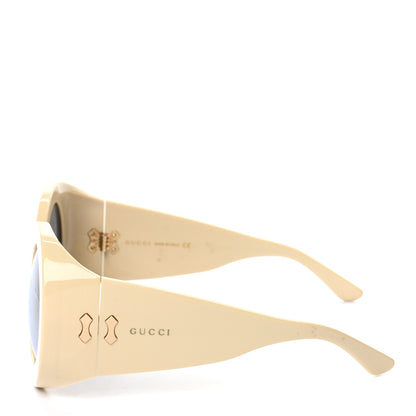 Gucci Acetate Round Sunglasses GG0779S Ivory 3 of 6