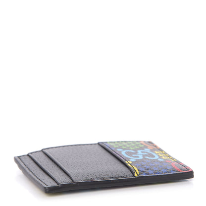 Gucci GG Supreme Monogram Psychedelic Card Holder Black 4 of 7
