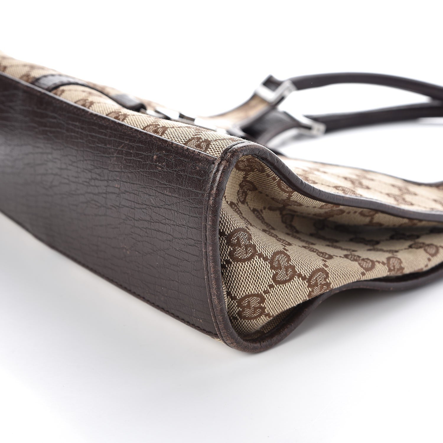 Gucci Monogram Small Bardot Brown 13 of 15