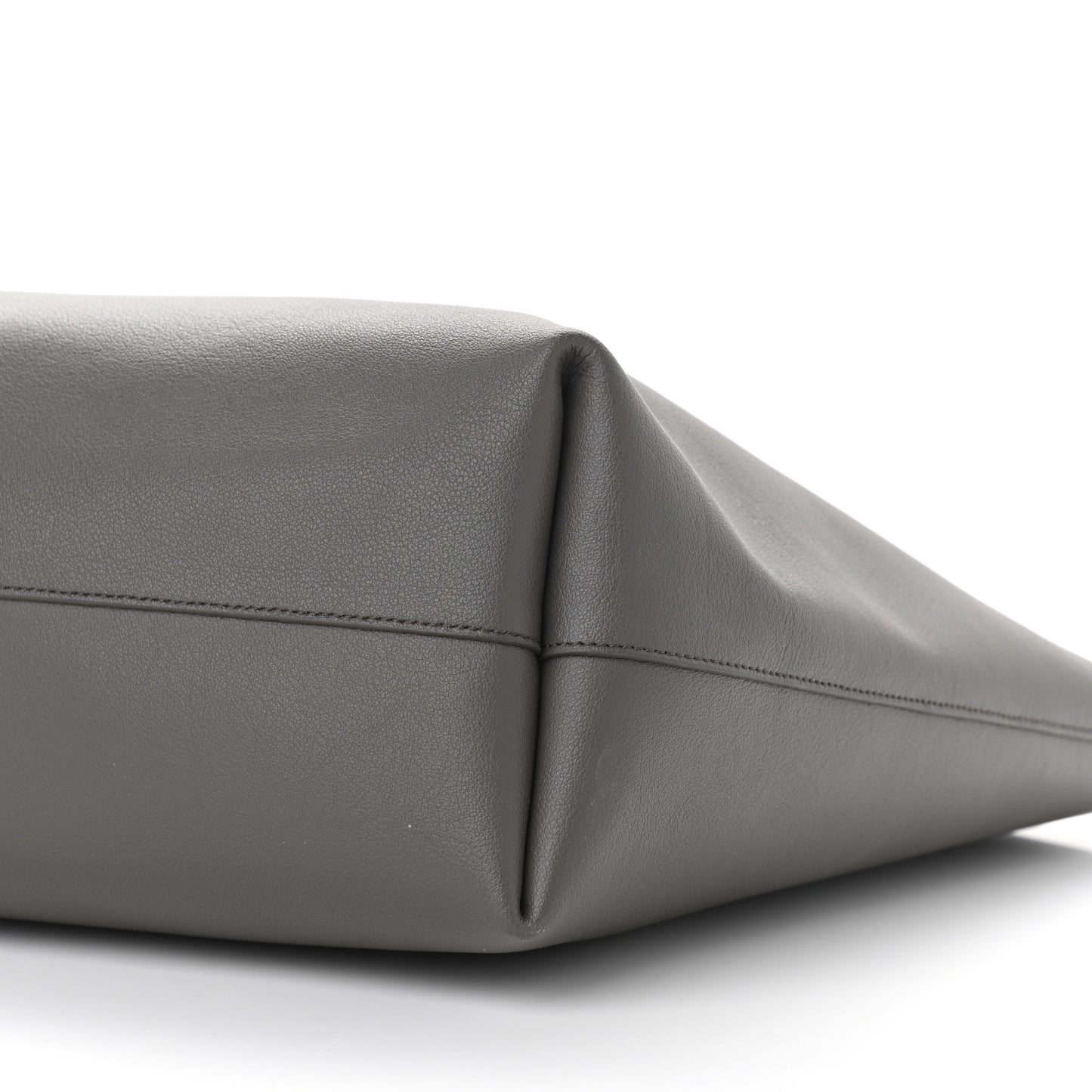 Calfskin Large Shopping Tote Fog