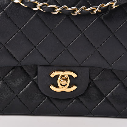 Chanel Lambskin Quilted Small Double Flap Black 9 of 12