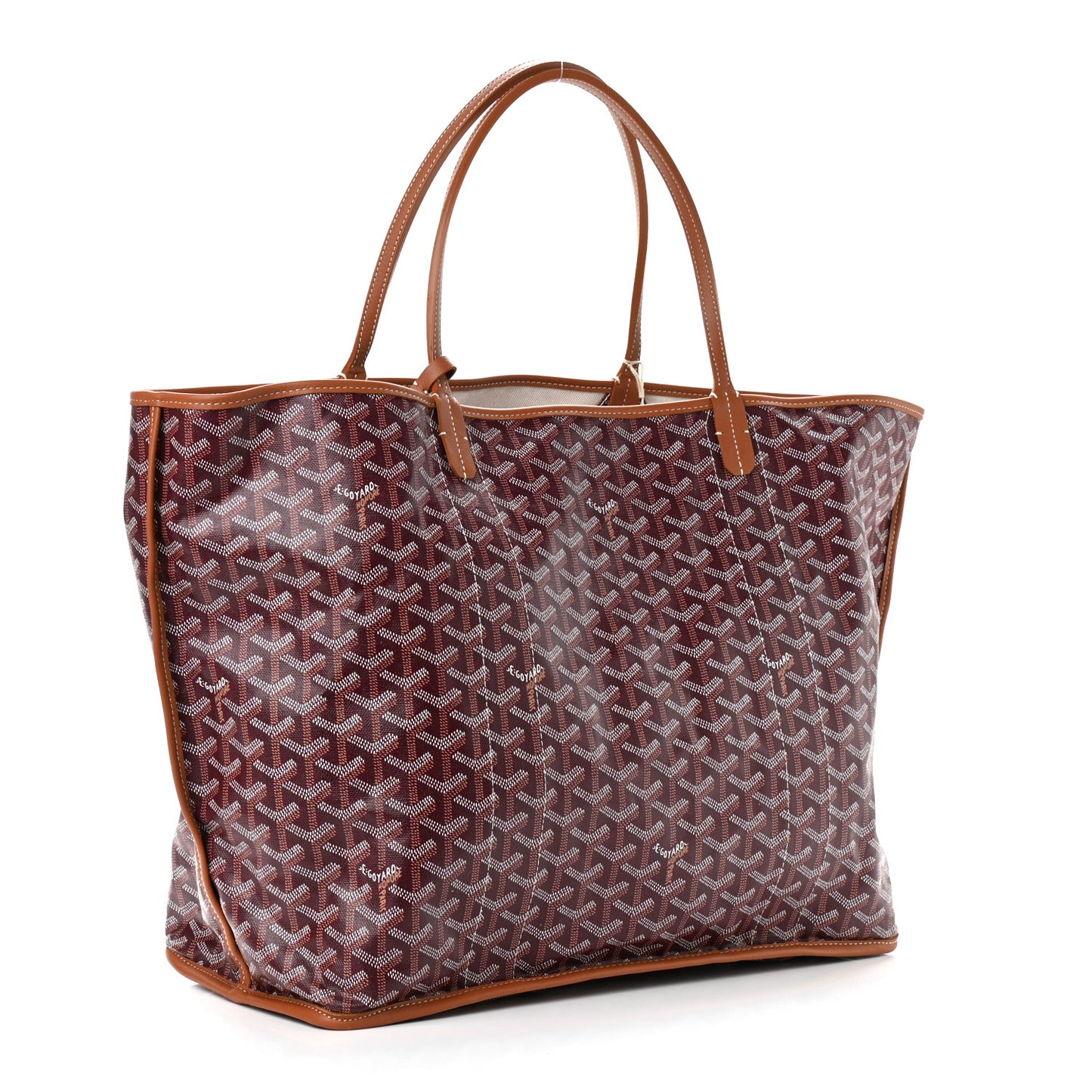 Goyardine Reversible Pertuis GM Burgundy