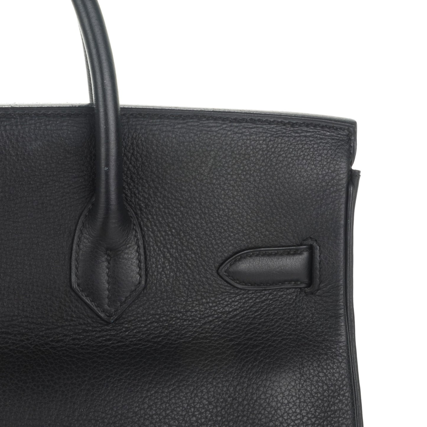 Taurillon Clemence HAC Birkin 32 Black