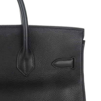 Hermes Taurillon Clemence HAC Birkin 32 Black 18 of 25