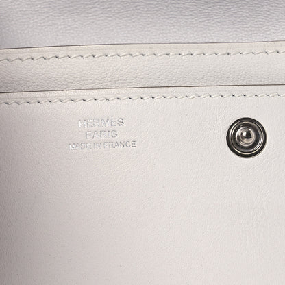 Hermes Swft Hermesnap Card Holder Gris Pale 6 of 8