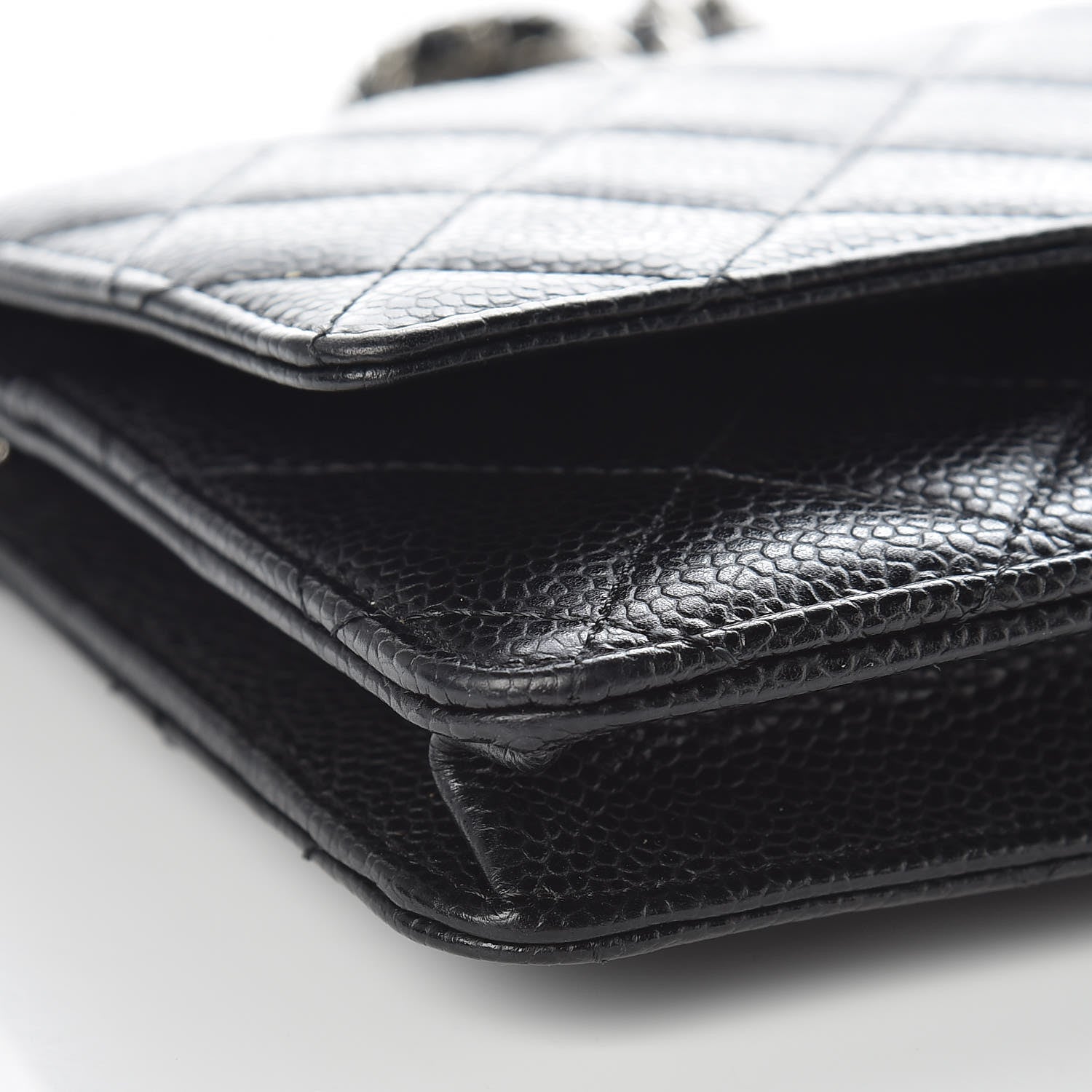 Chanel Caviar Quilted Wallet On Chain WOC Black 9 of 11