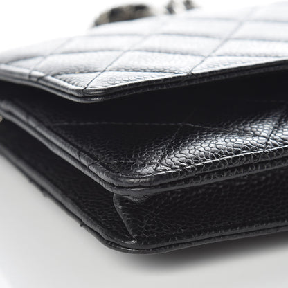 Chanel Caviar Quilted Wallet On Chain WOC Black 9 of 11