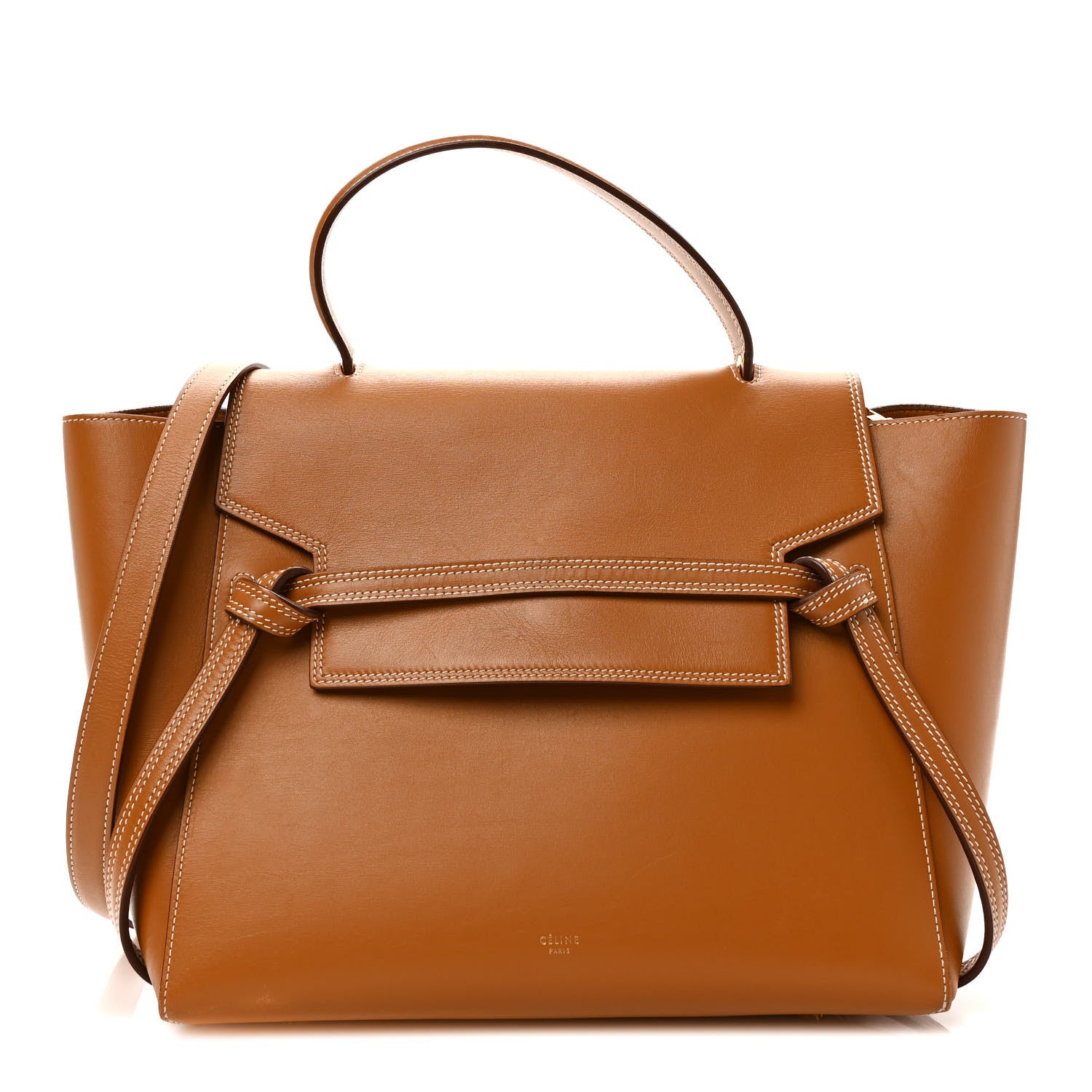 Celine Supersoft Calfskin Mini Belt Bag Tan 1 of 13