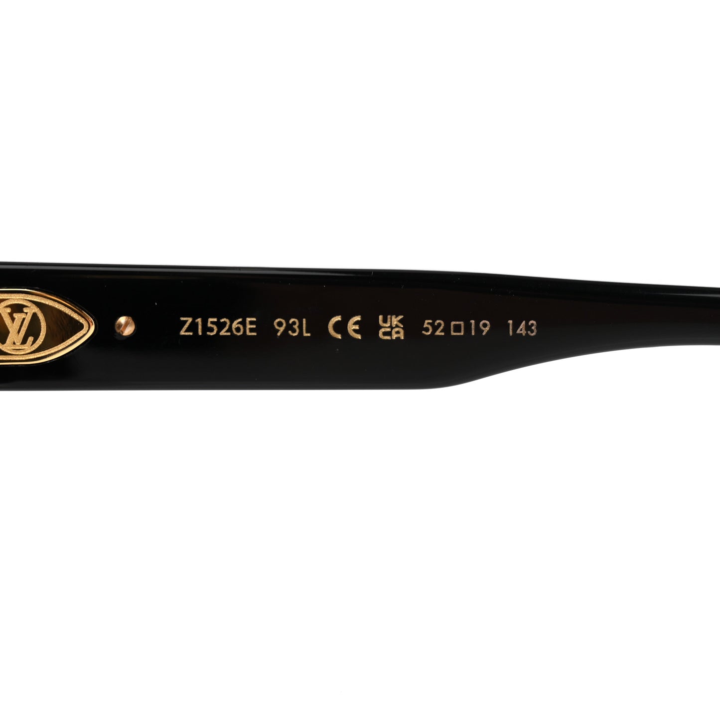 Acetate My Monogram Square Sunglasses Z1526E Black