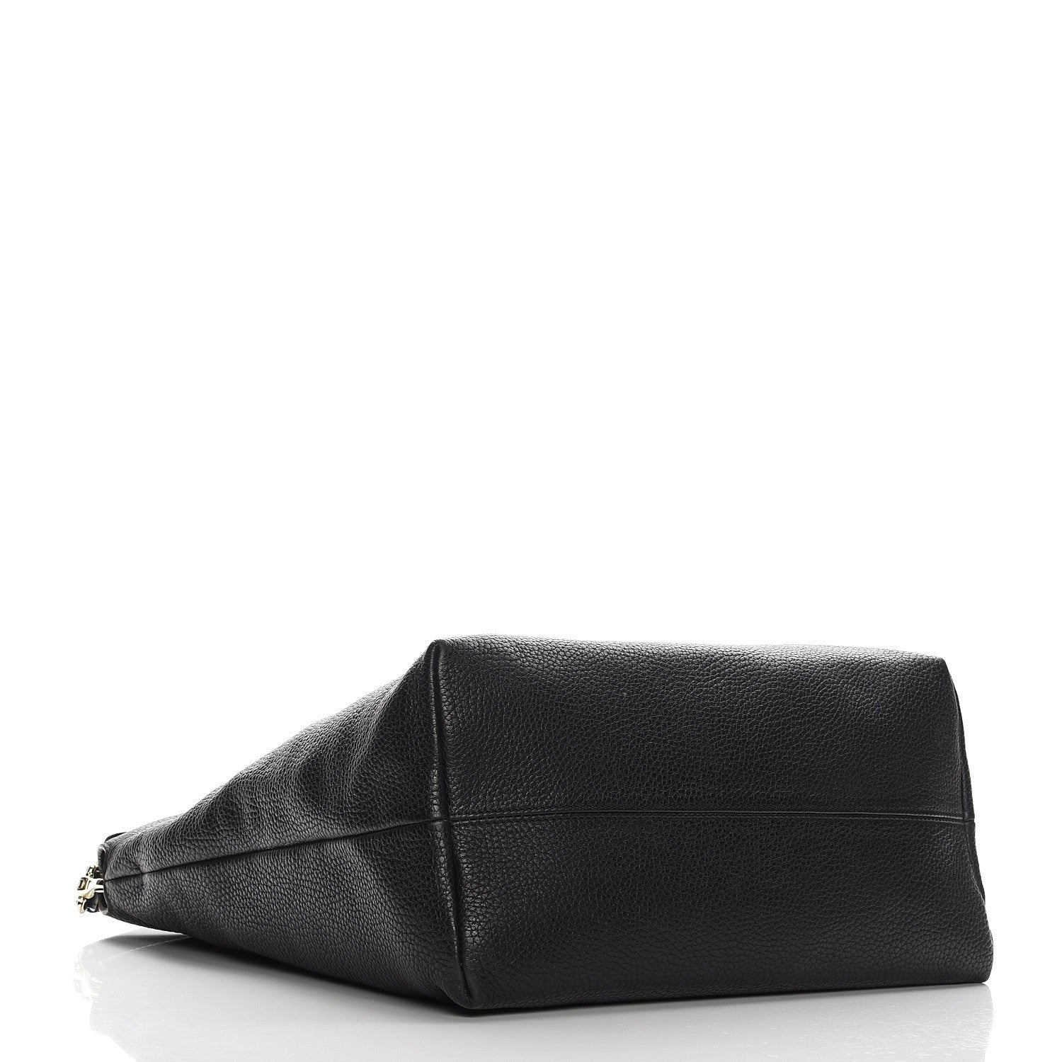 Burberry Grainy Calfskin Medium Cale Hobo Black 4 of 12