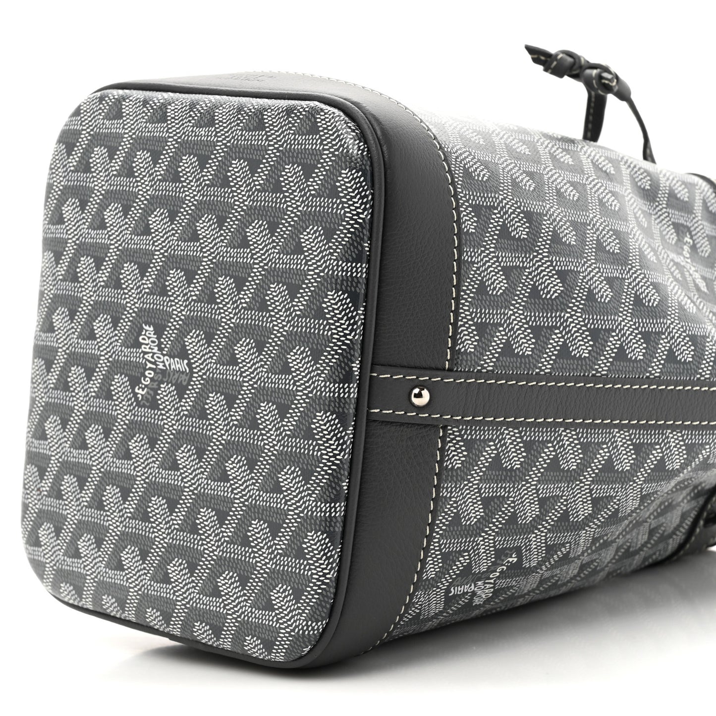 Goyardine Petit Flot Bucket Bag PM Grey