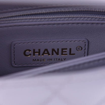 Chanel Caviar Quilted Extra Mini Coco Handle Flap Light Purple 6 of 9