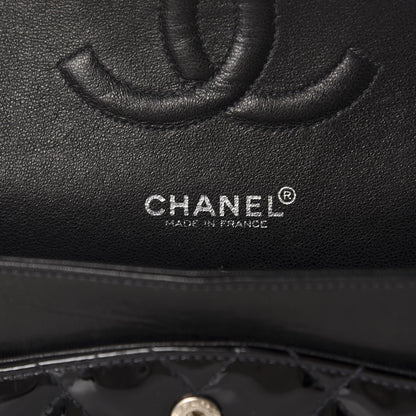 Chanel Patent Quilted Medium Double Flap Black 16 of 18