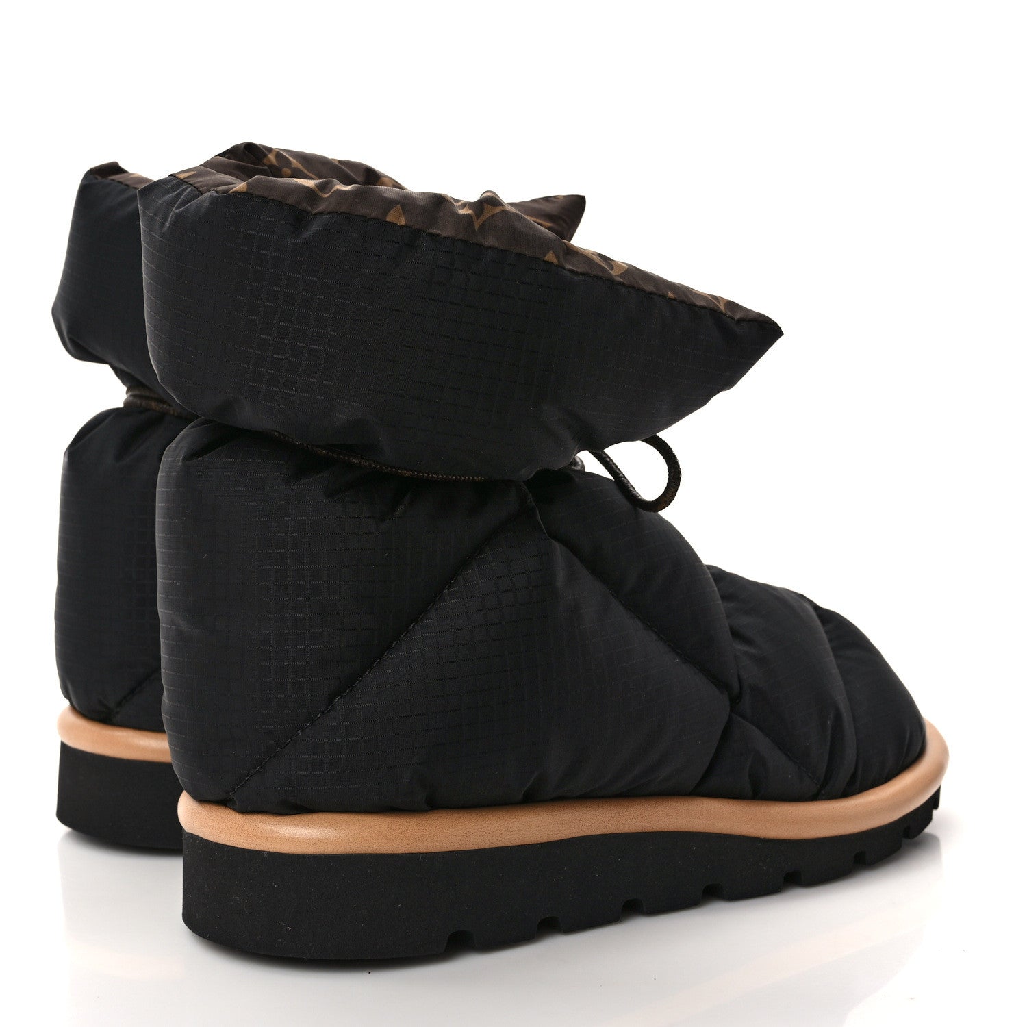 Louis Vuitton Nylon Monogram Pillow Comfort Ankle Boot 36 Black 4 of 7