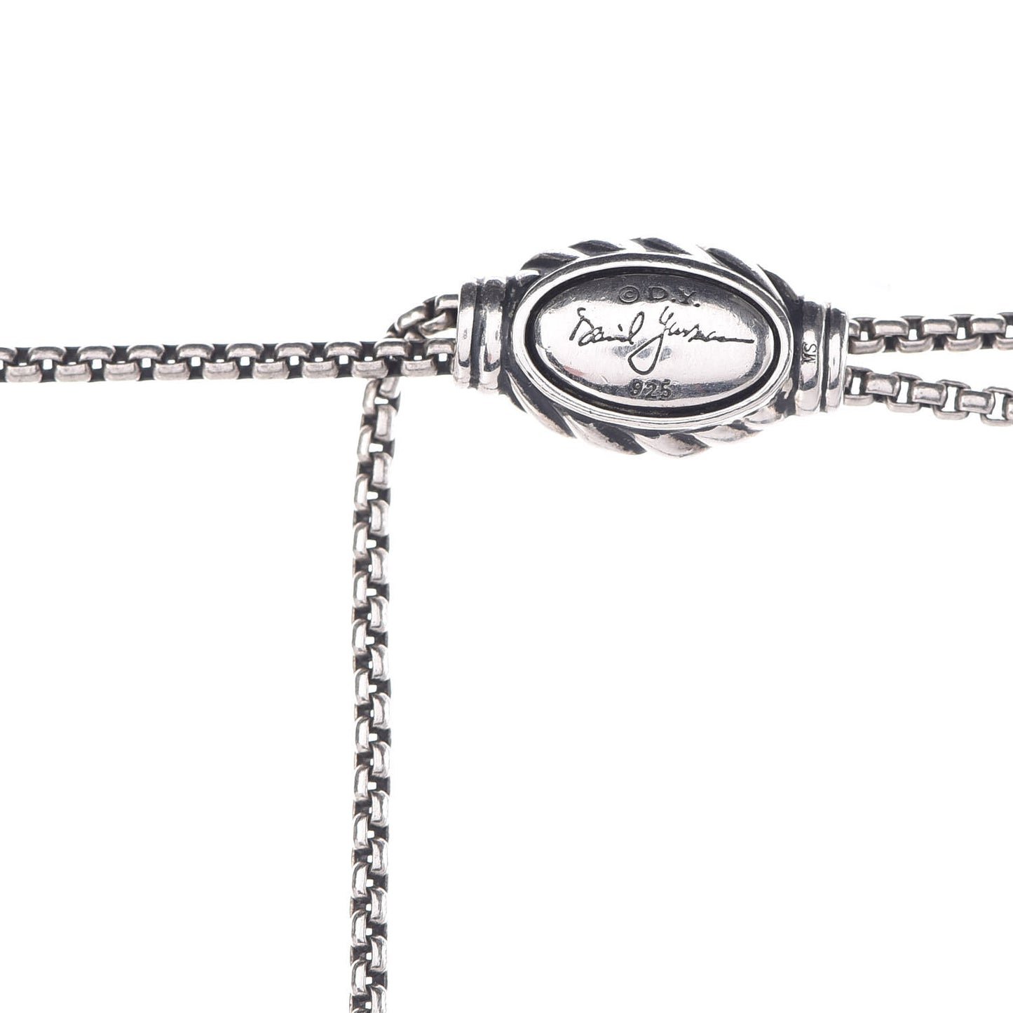 Sterling Silver Black Onyx Hematite Elements Long Necklace