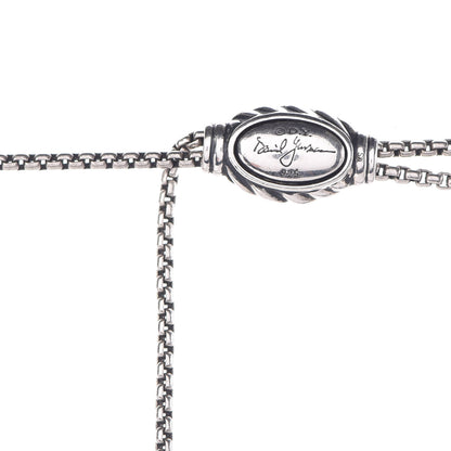 David Yurman Sterling Silver Black Onyx Hematite Elements Long Necklace 4 of 4