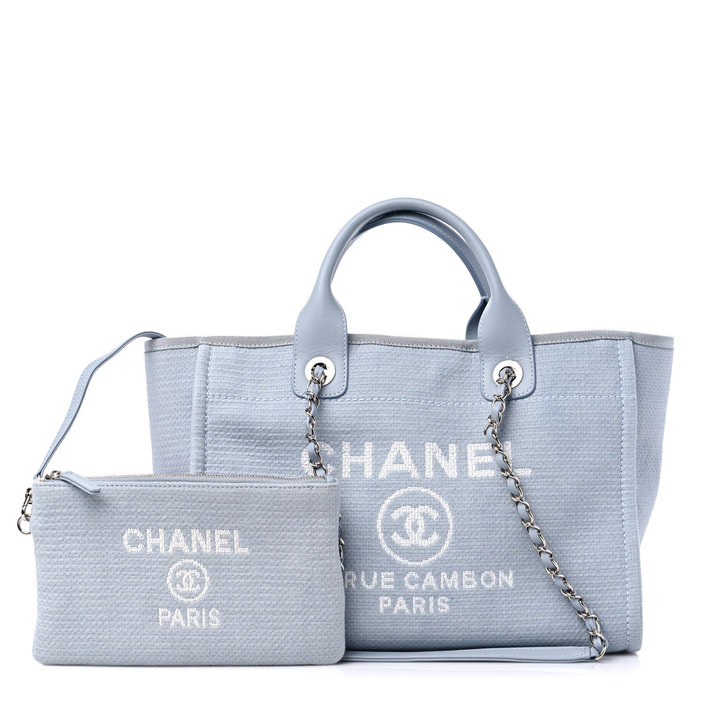 Mixed Fibers Small Deauville Tote Grey