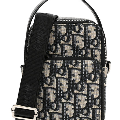 Christian Dior Oblique Crossbody Bag Blue 7 of 10