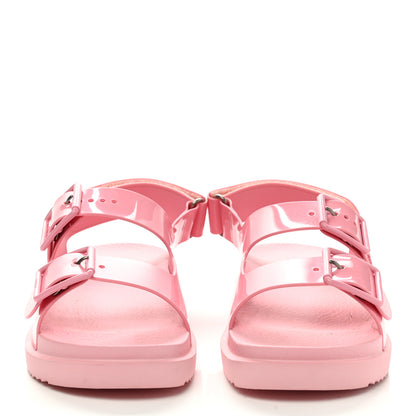 Gucci Rubber Mini Double G Womens Isla Dad Sandals 37 Wild Rose 2 of 8