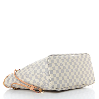 Louis Vuitton Damier Azur Neo Neverfull MM Rose Ballerine 5 of 13