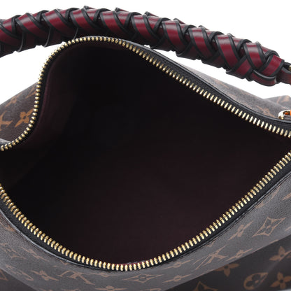 Louis Vuitton Monogram Beaubourg Hobo Mini Bordeaux Red Peach Safran Blue Jean Blue 4 of 5