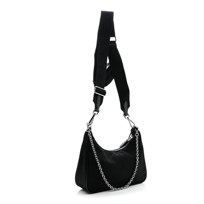 Prada Nylon Re-Edition 2005 Shoulder Bag Black 3 of 10