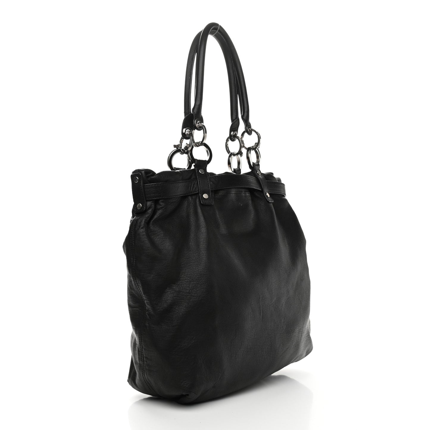 Calfskin Kansas Tote Black