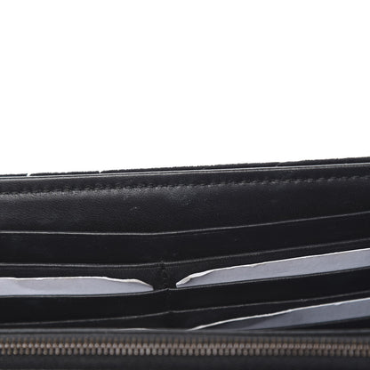 Gucci Velvet Matelasse GG Marmont Chain Wallet Black 8 of 13