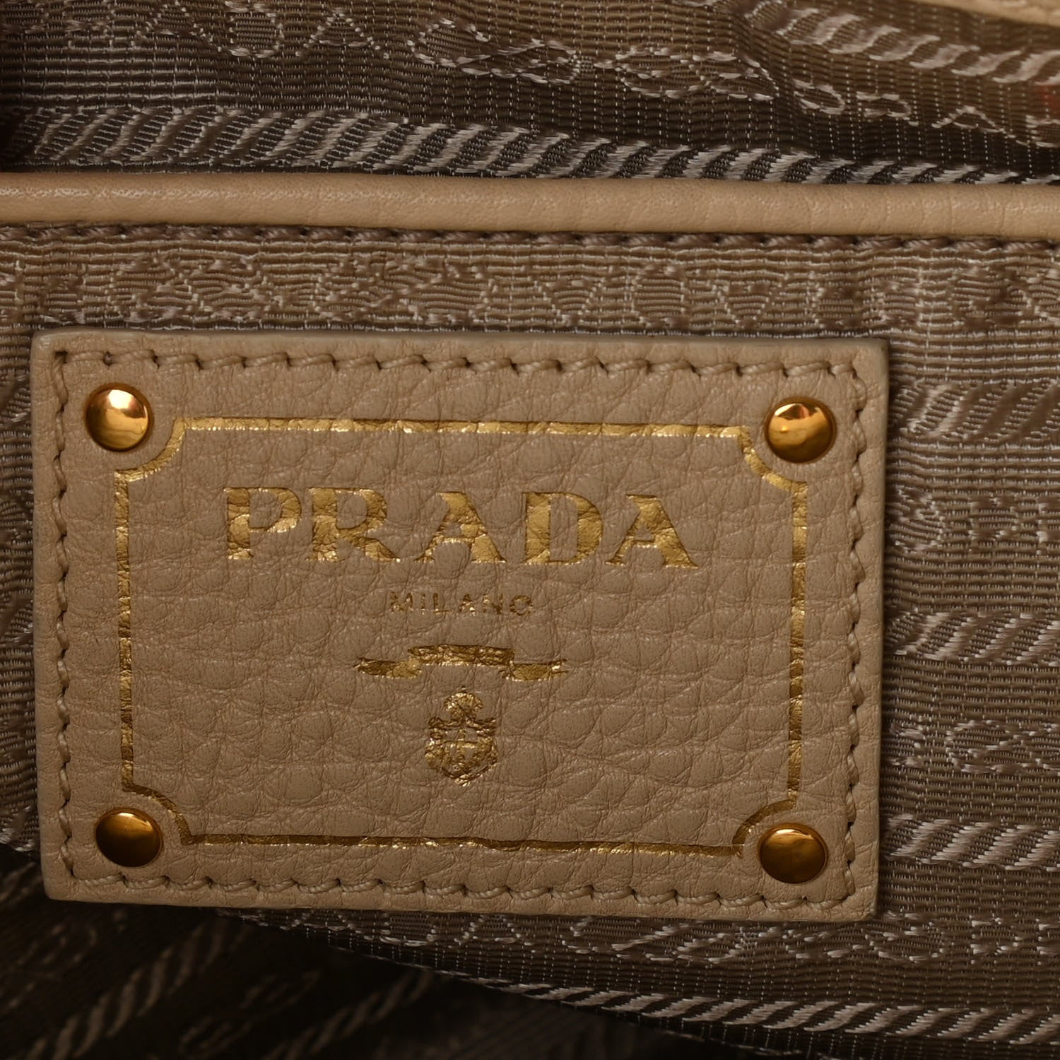 Prada Vitello Daino Large Double Zip Tote Sabbia 6 of 10