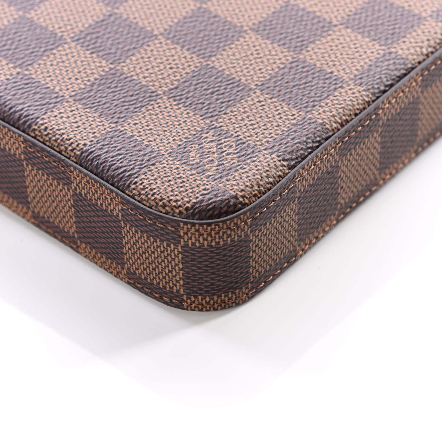 Louis Vuitton Damier Ebene Pochette Felicie Chain Wallet 7 of 12