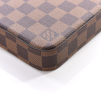 Louis Vuitton Damier Ebene Pochette Felicie Chain Wallet 7 of 12
