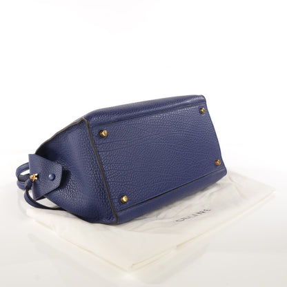 Celine Bullhide Calfskin Medium Ring Bag Indigo 4 of 7