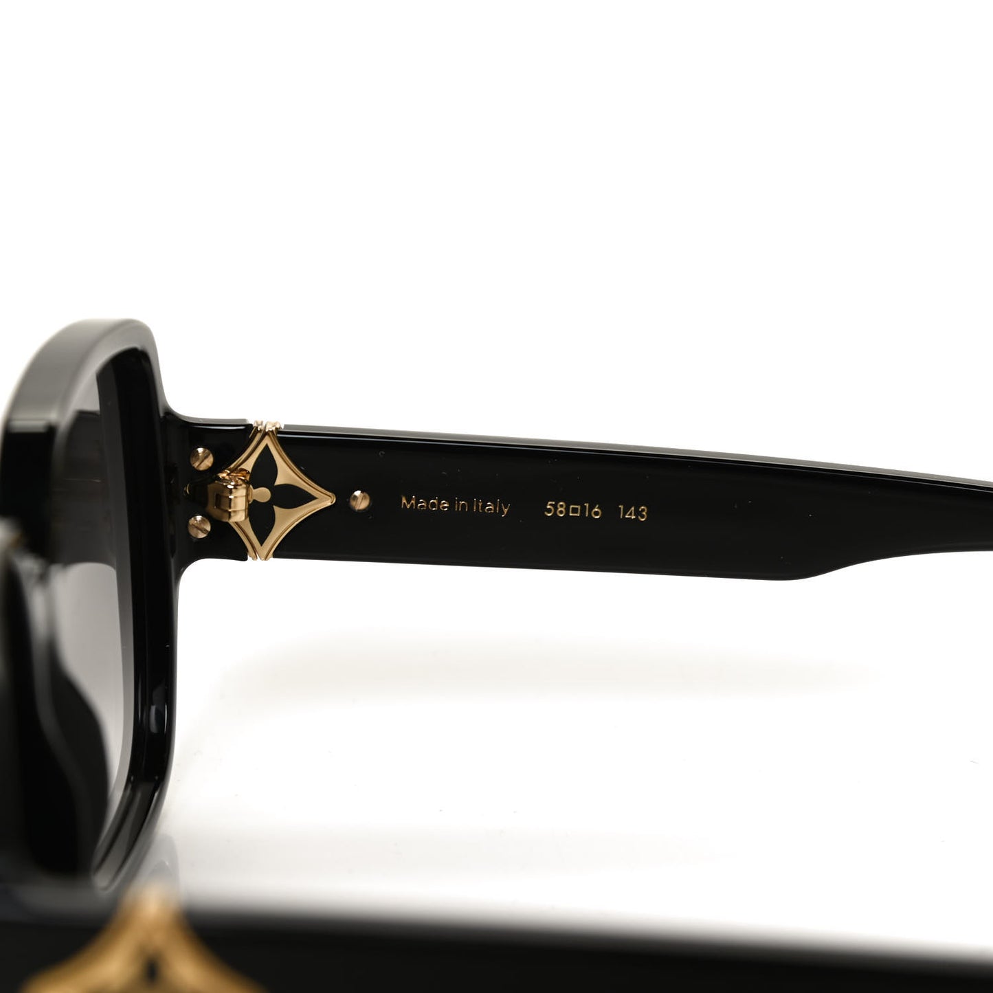 My LV Flower Square Sunglasses Z1613W Black