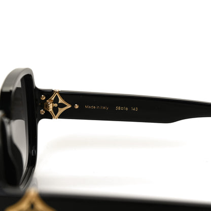 Louis Vuitton My LV Flower Square Sunglasses Z1613W Black 6 of 8