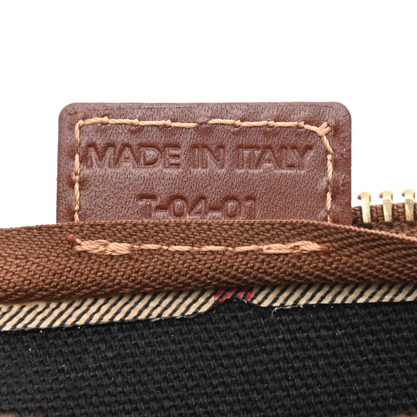 Haymarket Check Pochette Chocolate
