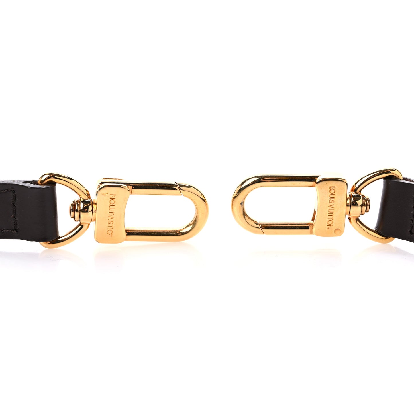 LOUIS VUITTON Calfskin 12mm Eva Shoulder Strap Brown