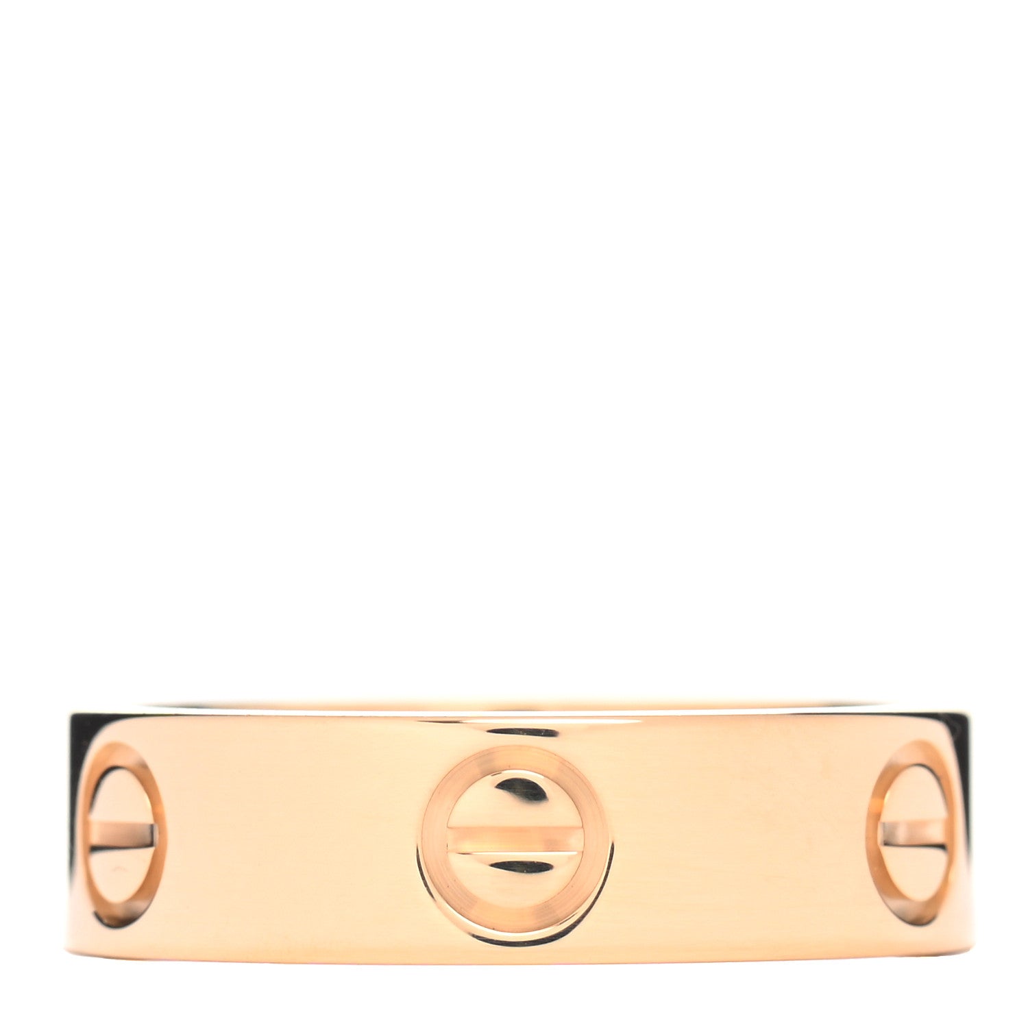 Cartier 18K Yellow Gold 5.5mm LOVE Ring 55 7.25 1 of 5