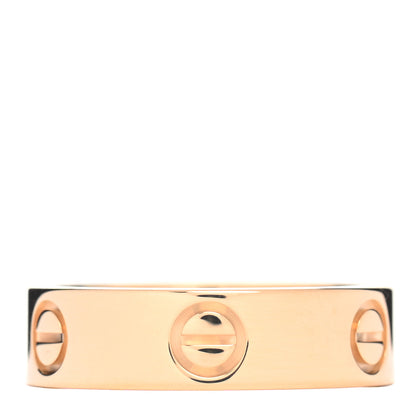 Cartier 18K Yellow Gold 5.5mm LOVE Ring 55 7.25 1 of 5