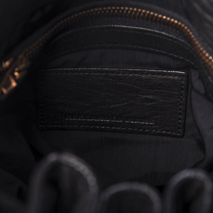Alexander Wang Pebbled Lambskin Diego Bucket Black Rose Gold Hardware 8 of 8