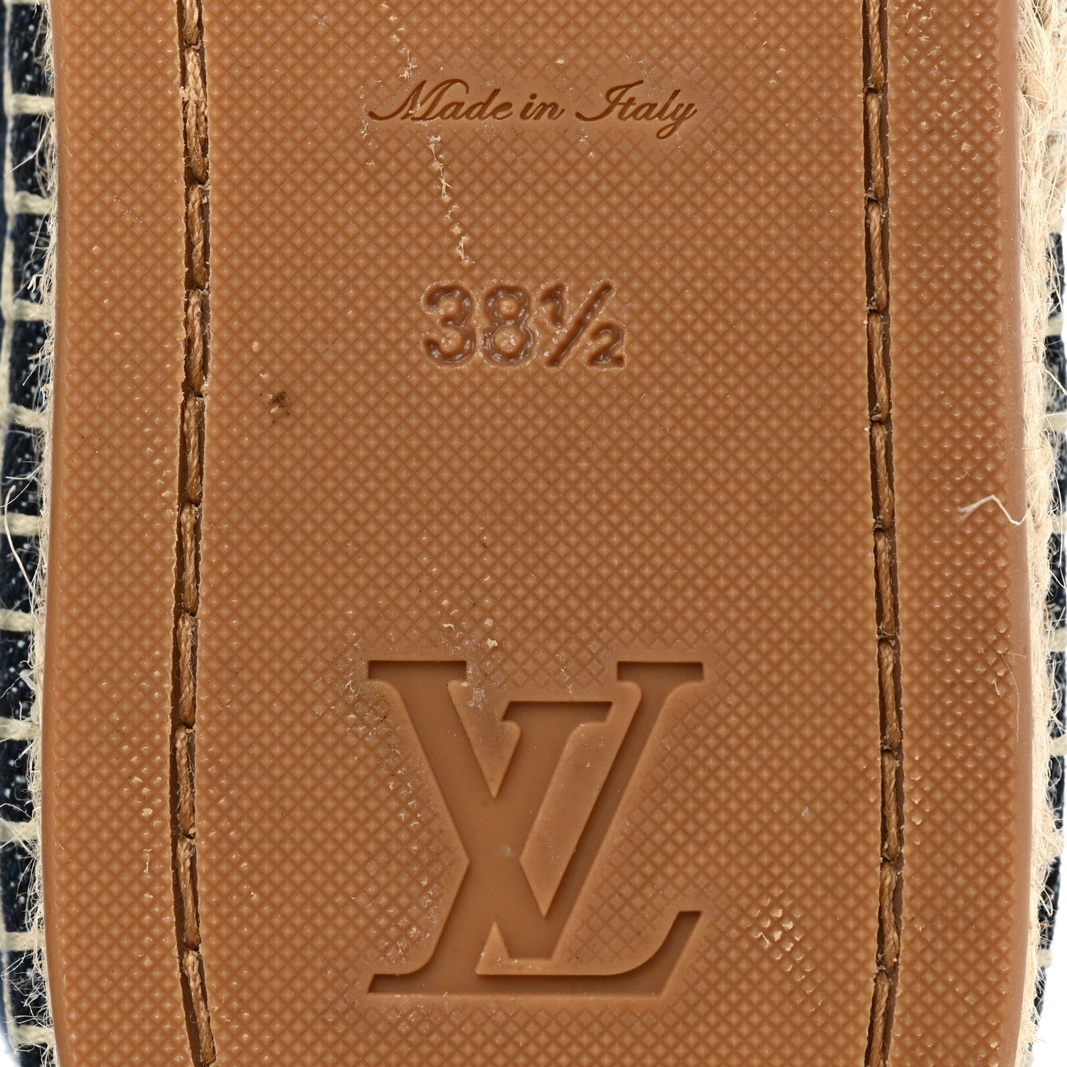 Louis Vuitton Denim Croisiere Espadrille 38.5 Marine 7 of 10