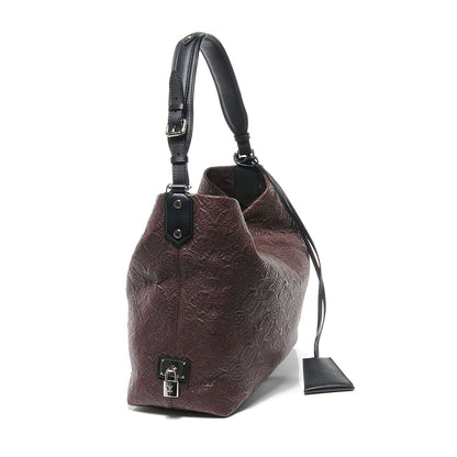 Louis Vuitton Monogram Lambskin Antheia Hobo PM Chocolat 3 of 8