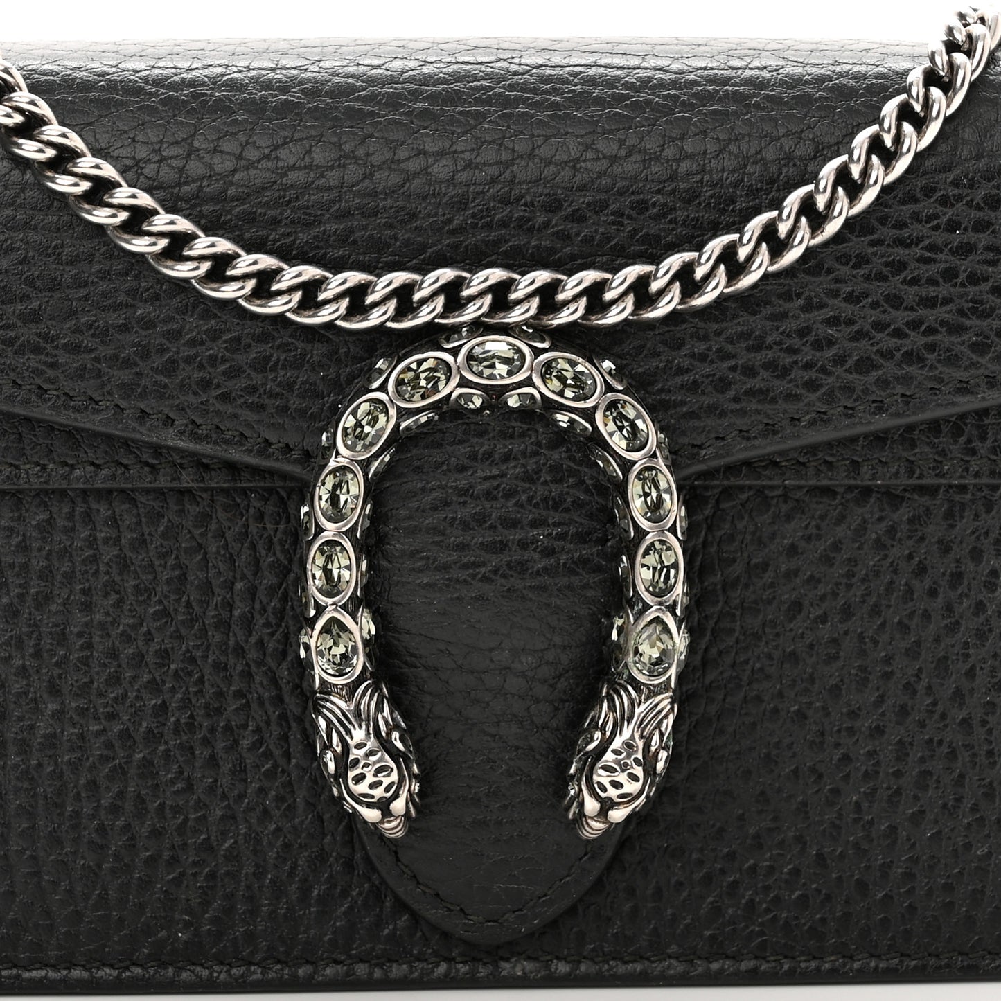 Calfskin Super Mini Dionysus Shoulder Bag Black