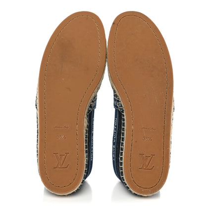 Louis Vuitton Denim Croisiere Espadrille 38.5 Marine 6 of 10