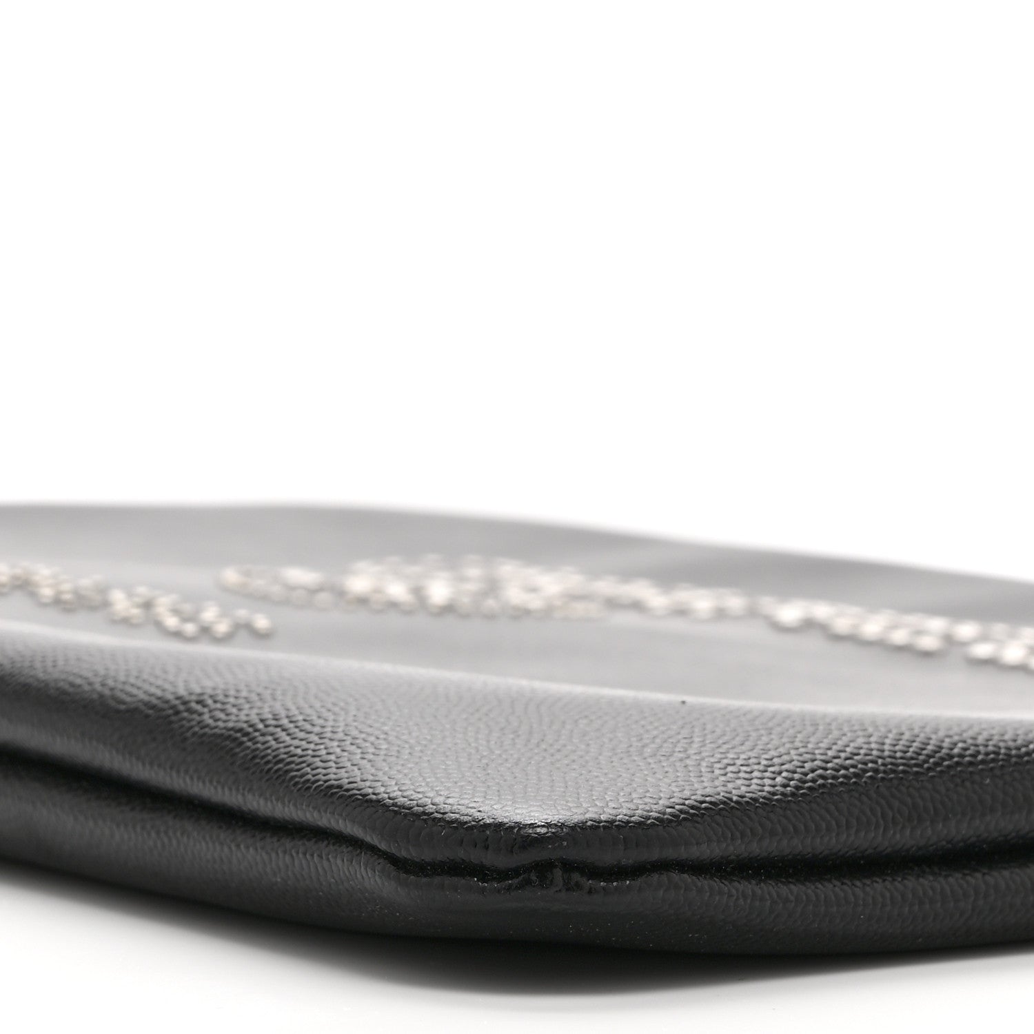 Chanel Caviar Studded Medium Deauville Pouch  Black 10 of 10