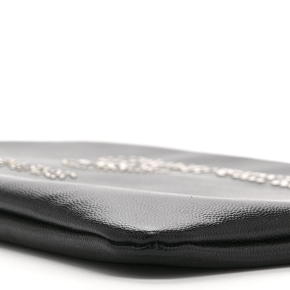 Chanel Caviar Studded Medium Deauville Pouch  Black 10 of 10