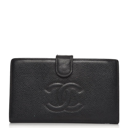Chanel Caviar Timeless CC French Wallet Black 1 of 20